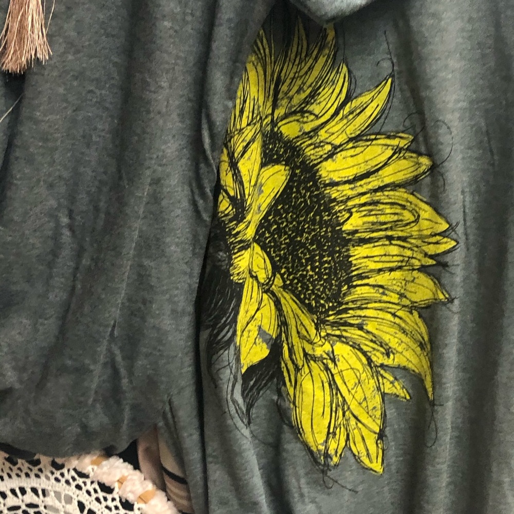 Sunflower t-shirt Graphic Tee V-neck Women’s Tee